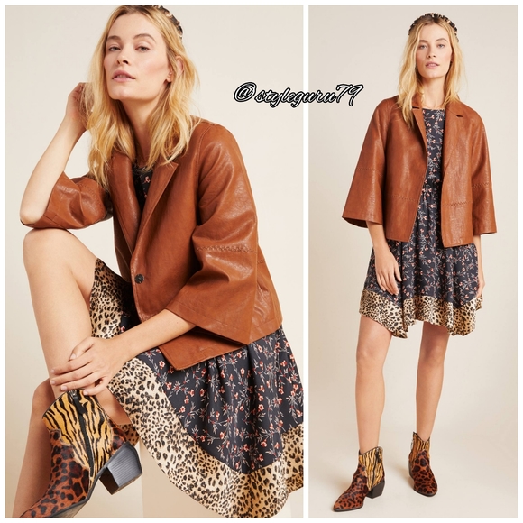 Anthropologie Jackets & Blazers - NWT, Anthropologie, Hayden Faux Leather Jacket